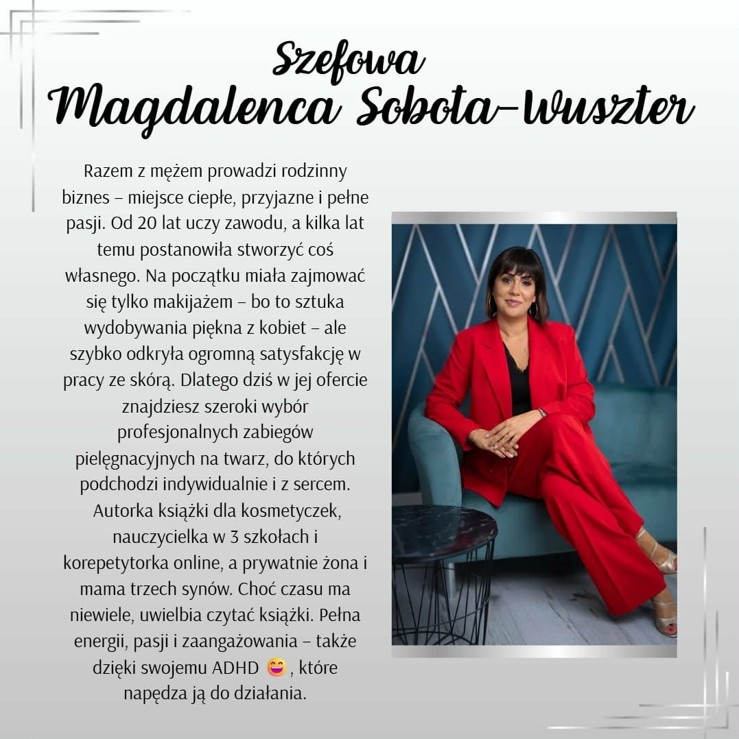 Szefowa Magdalena Sobota-Wuszter